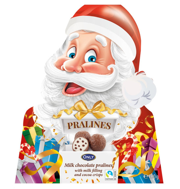 Only Milk Chocolate Pralines Mikołaj 100g