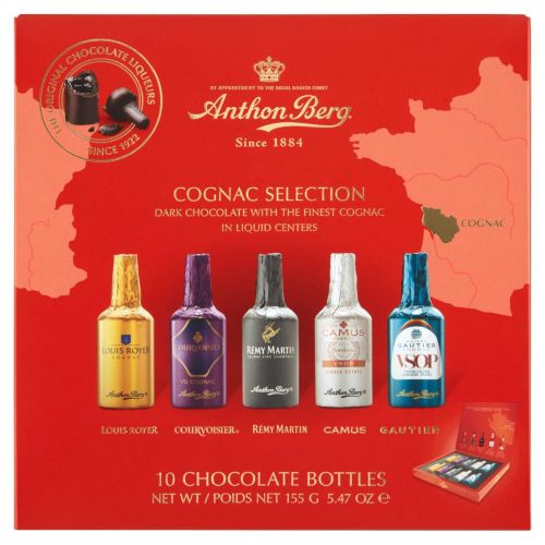 Anthon Berg Cognac Selection Bottles 10pcs 155g