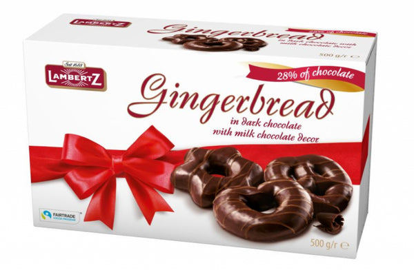 Lambertz Gingerbread Dark Chocolate 500g