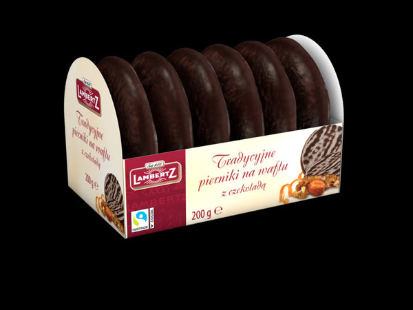 Lambertz Gingerbreads on Wafer with Chocolate 200g