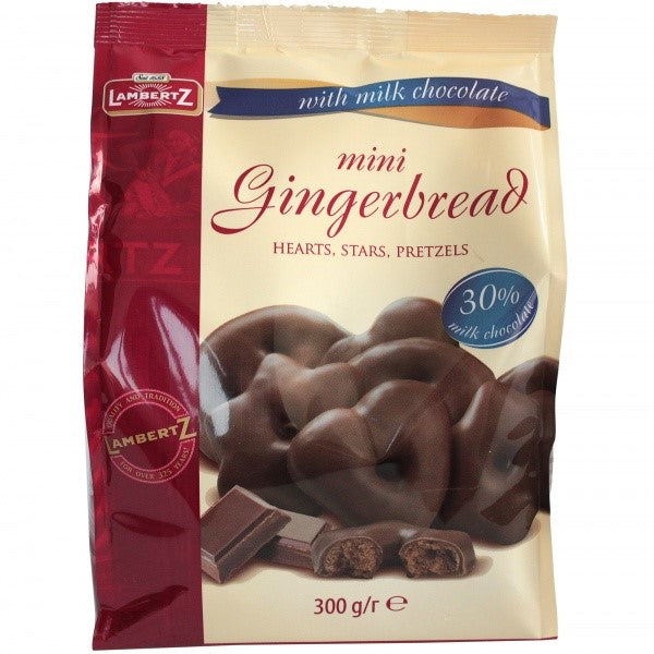 Lambertz Mini Gingerbread Hearts Pretzels Milk 300g