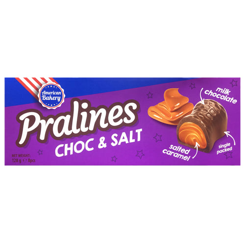 American Bakery Pralines Choc & Salt 128g