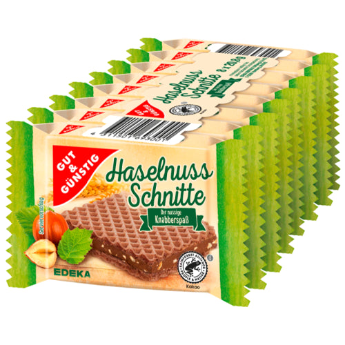 G&G Haselnuss Schnitte 8pcs 166g