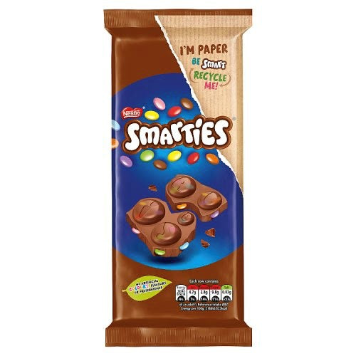 Smarties Chocolate 90g