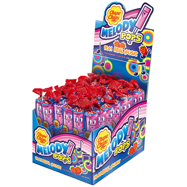 Chupa Chups Melody Pops Strawberry 48x15g