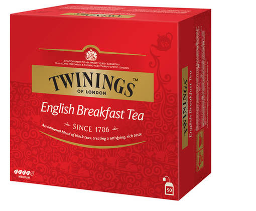 Twinings English Breakfast Tea 50pcs 100g