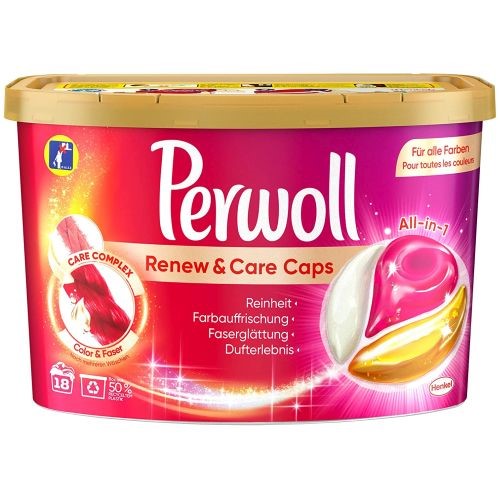 Perwoll Renew & Care Color Caps 18p 261g