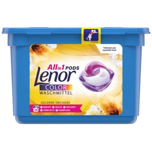 Lenor All in 1 Pods Color Goldene Orchide 14p 351g