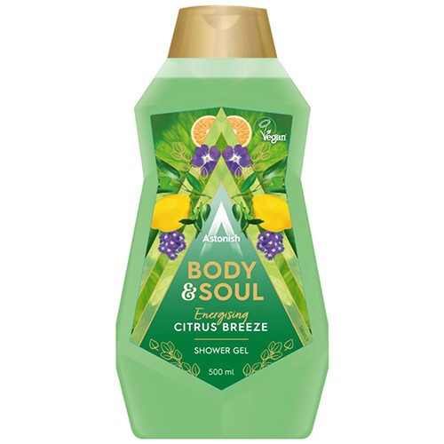 Astonish Body & Soul Citrus Breeze Gel 500ml