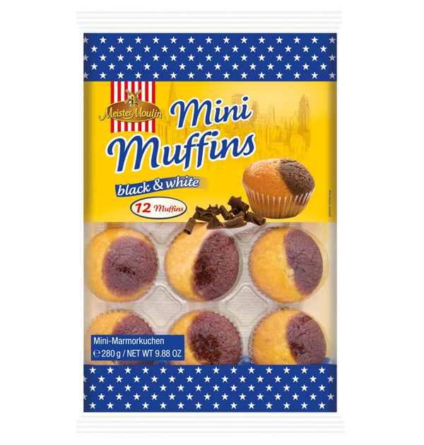 Meister Moulin Mini Muffins Black White 12pcs 280g