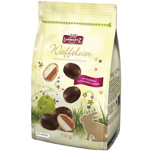 Lambertz Waffeleier Zartbitter 150g