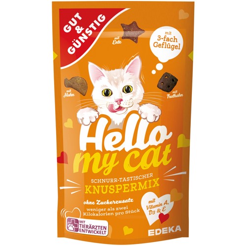 G&G Hello My Cat Knuspermix Huhn Truthan 70g