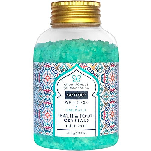 Sence Wellness Emerald Bath & Foot Crystals Salt 600g