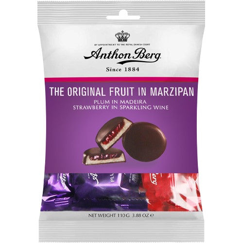 Anthon Berg Original Fruit In Marzipan 105g