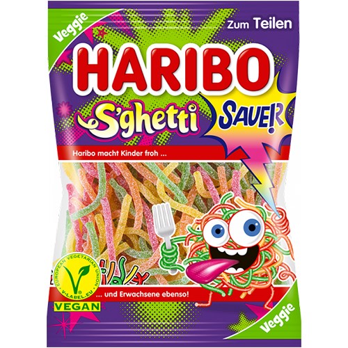 Haribo S'ghetti Sauer 175g