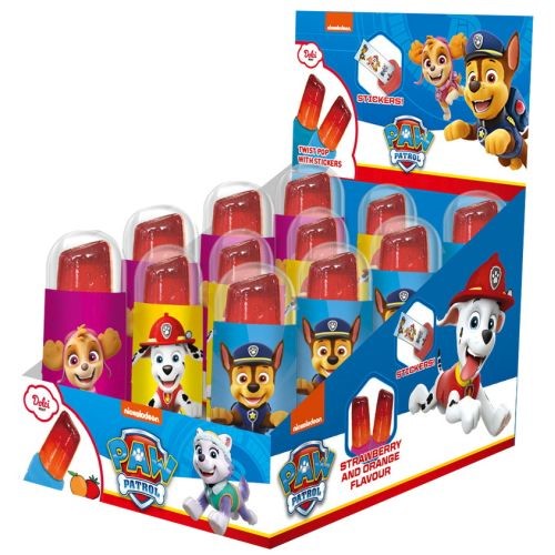 PAW Patrol Twist Pop Lollipop Box 12x15g 12pcs