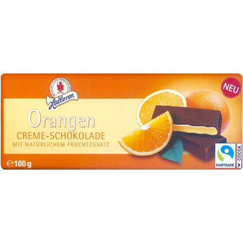 Halloren Creme-Schokolade Orangen 100g