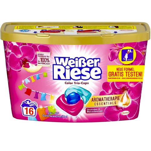 Weißer Riese Color Trio-Caps Orchidee 16p 208g