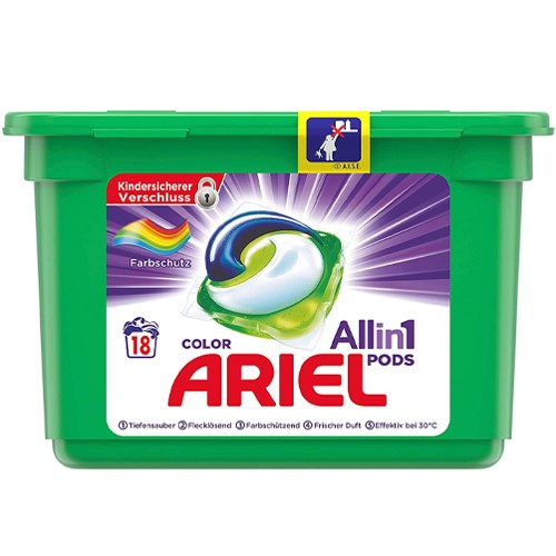 Ariel All in 1 Pods Color + 18p 473g