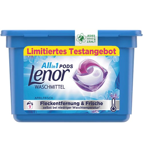 Lenor All in 1 Pods Aprilfrisch 9p 225g