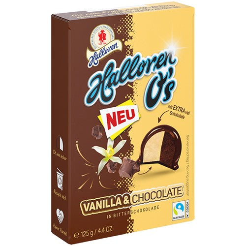 Halloren O's Vanilla & Chocolate 12pcs 125g