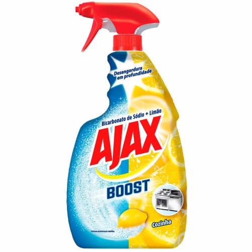 Ajax Boost Cozinha Soda + Lemon Spr 500ml