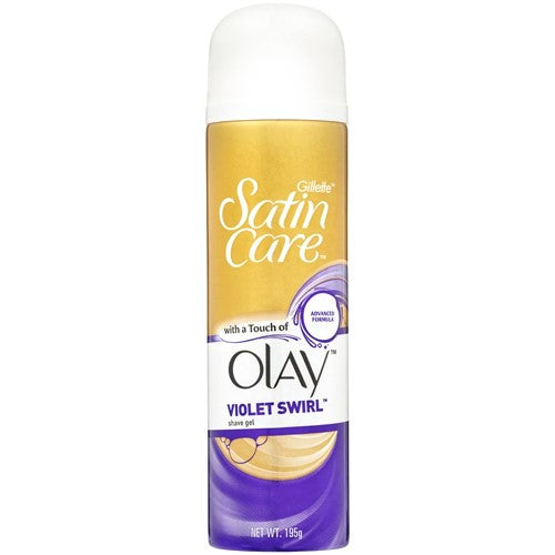 Gillette Satin Care Olay Violet Shave Gel 200ml