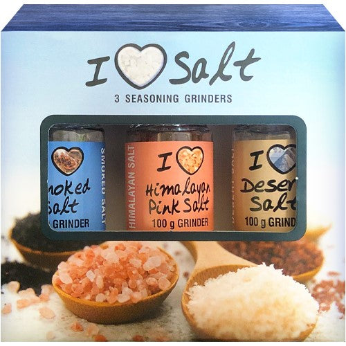 I Love Salt Grinder 3pcs 3x100g