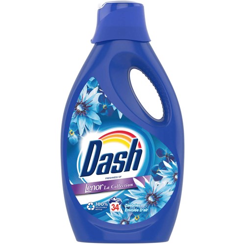 Dash Lenor Zeebries Gel 34p 1.8L