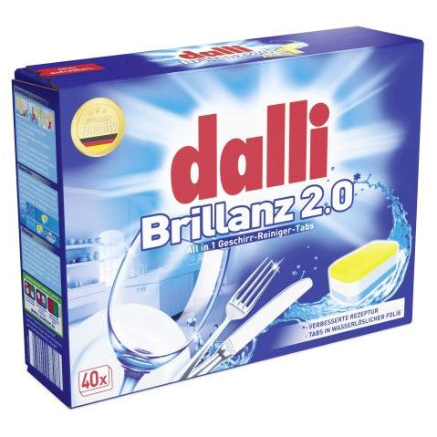 Dalli Brillanz 2.0 Tabs for Dishwashers 40pcs 690g