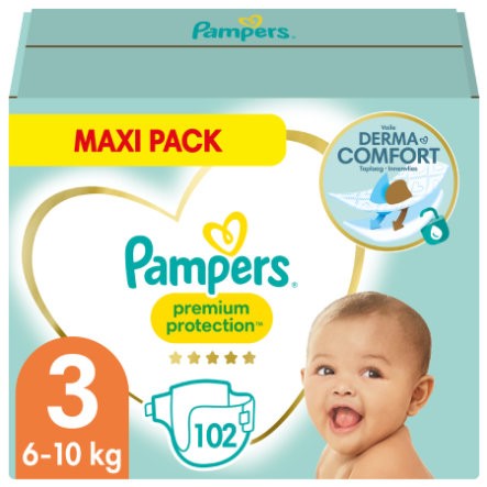 Pampers 3 Premium Protection 102pcs