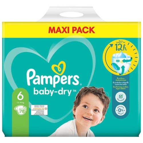 Pampers 6 Baby-Dry 78pcs