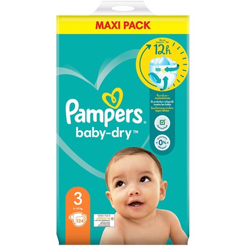 Pampers 3 Baby-Dry 124pcs