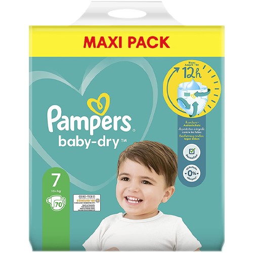 Pampers 7 Baby-Dry 70pcs