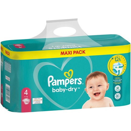 Pampers 4 Baby-Dry 106pcs