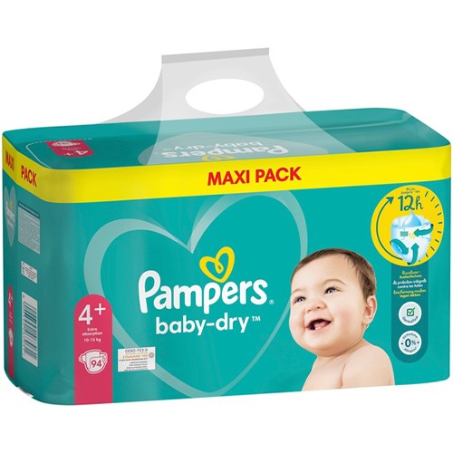 Pampers 4+ Baby-Dry 94pcs