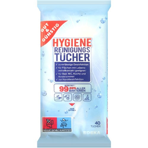 G&G Hygiene Reinigungs Tucher Wraps Mokre 40pcs