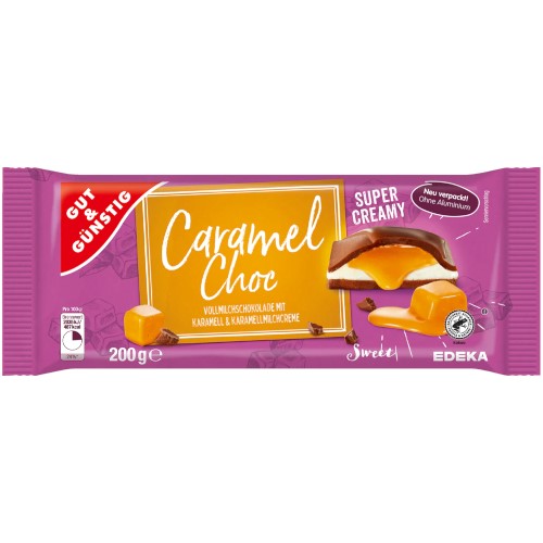 G&G Caramel Choc Chocolate 200g