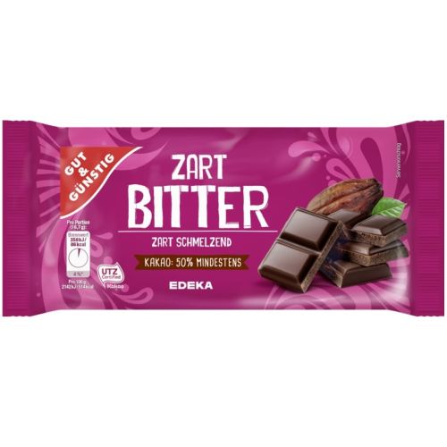 G&G Zartbitter Chocolate 100g