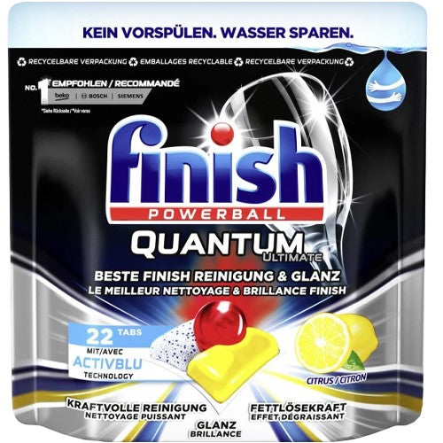 Finish Quantum Ultimate Citrus Tabs 22pcs 275g