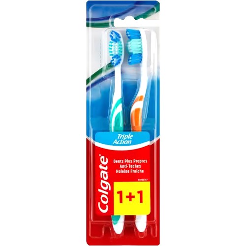 Colgate Triple Action Souple Toothbrush 2pcs