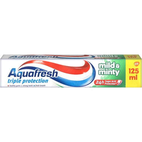 Aquafresh Triple Protection Mild Minty Pasta 125g