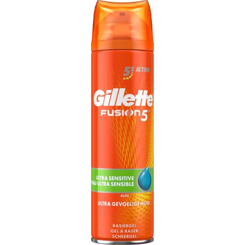 Gillette Fusion 5 Ultra Sensitive Aloe Gel 200ml