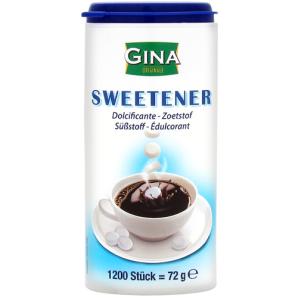 Gina Sweetener Sweetener 1200pcs 72g