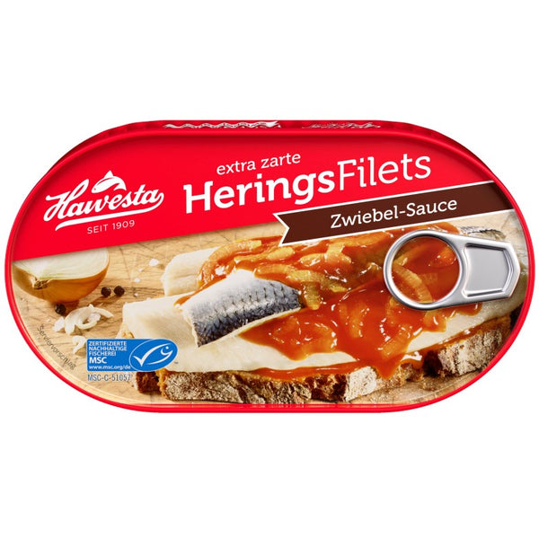 Hawesta Herings Filets Zwiebel-Sauce 200g