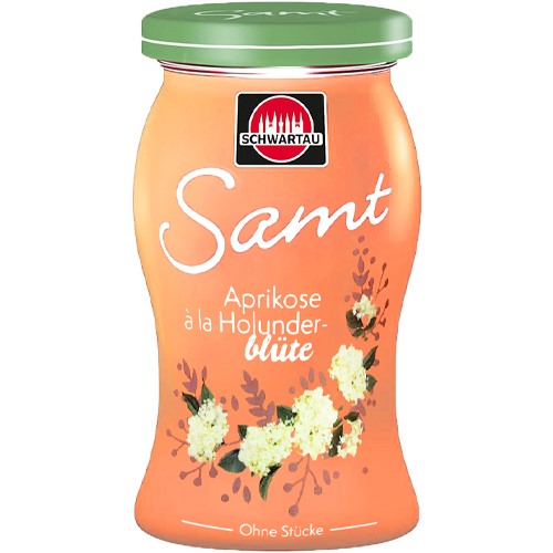 Schwartau Samt Aprikose Holunderblute Jam 270g