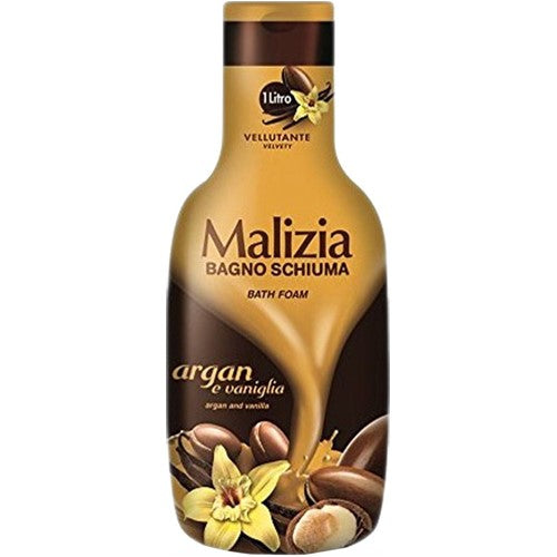 Malizia Bagno Schiuma Argan Vaniglia for 1L Bathing