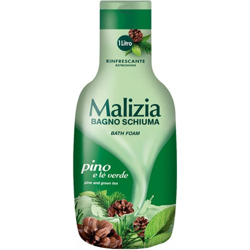 Malizia Bagno Schiuma Pino Te Verde for Bathing 1L