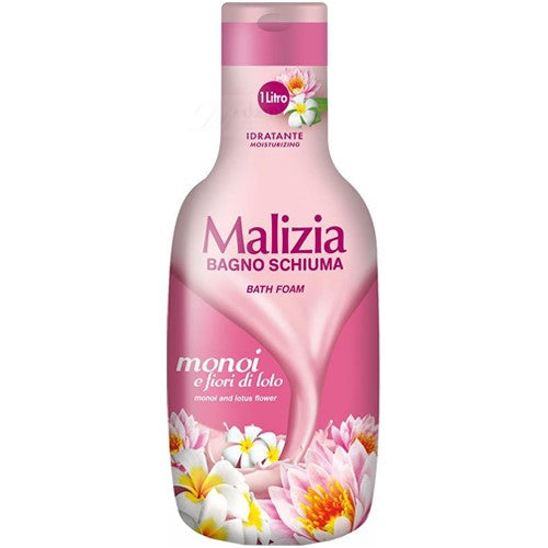 Malizia Bagno Schiuma Monoi e Loto for Bathing 1L