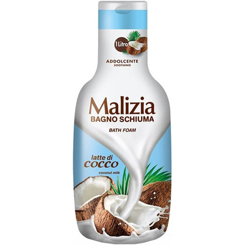 Malizia Bagno Schiuma Latte to Cocco for Bathing 1L
